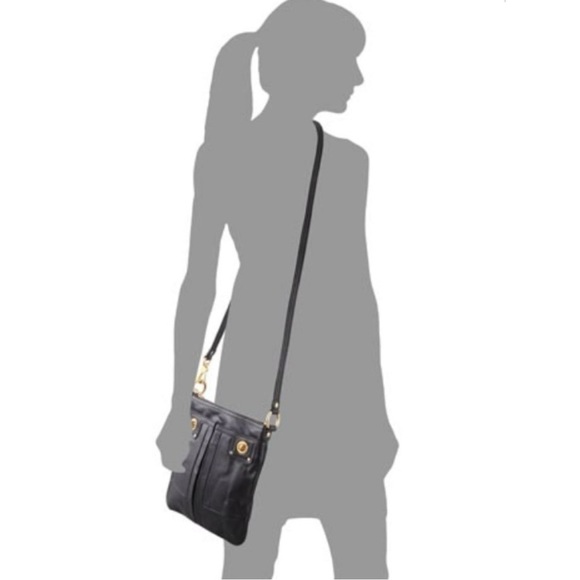 Marc By Marc Jacobs Crossbody Purse Black Leather Bag Totally Turnlock Sia Gold - Picture 14 of 14